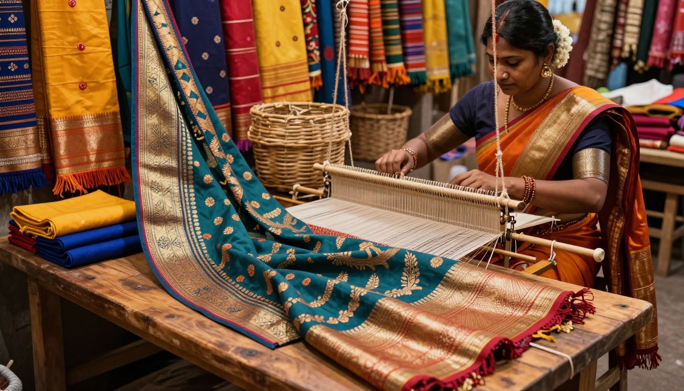 handwoven sarees meaning