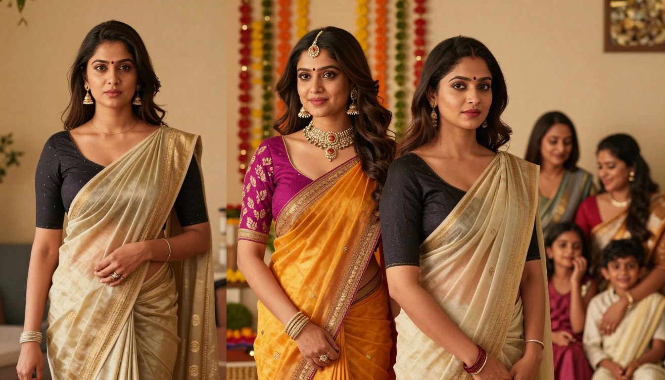 how to style a saree for different occasions