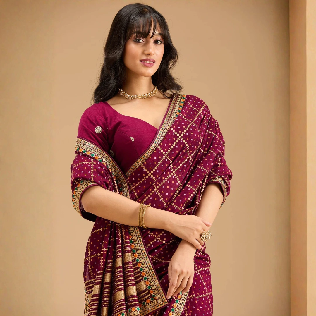 wine-gold-zariwork-soft-raw-silk-saree-handwoven-festive-elegance
